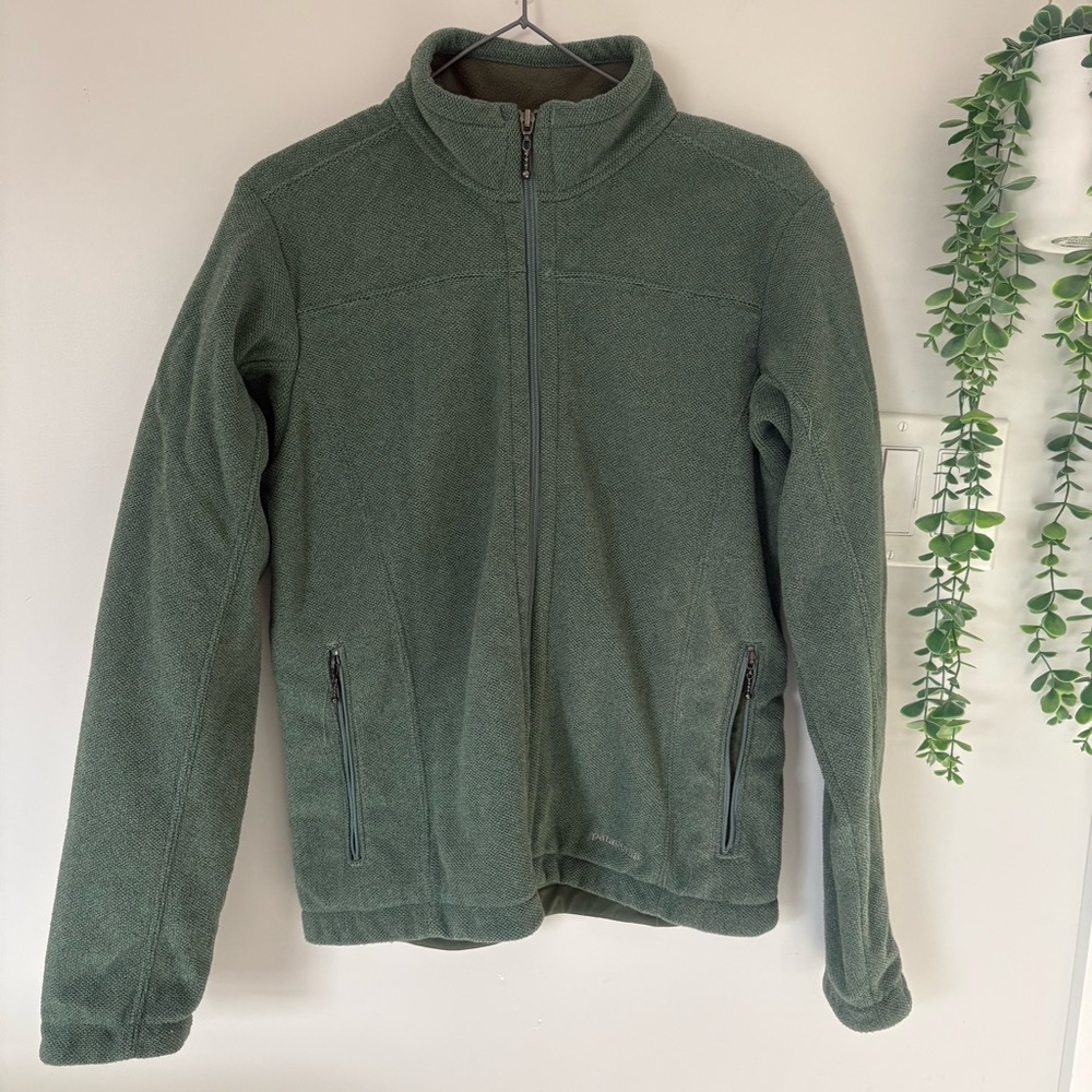 Patagonia Synchilla Full Zip Fleece Jacket - Sage Green - Small